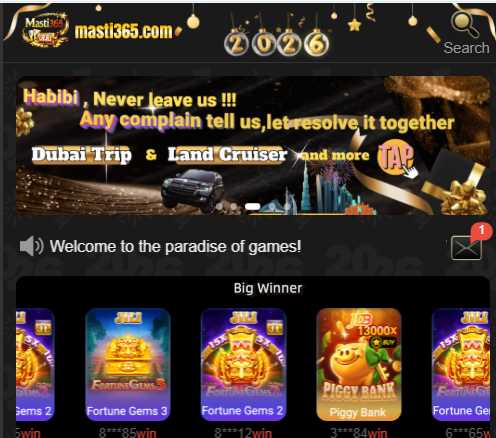 Masti 365 Game login